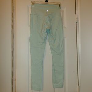 double lined align 24’ inseam lululemon leggings light blue